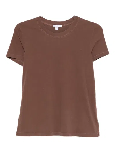 James Perse Vintage Boy Cotton-jersey T-shirt In Brown