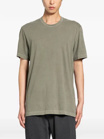 James Perse Crew Neck Short-sleeved T-shirt In Gray
