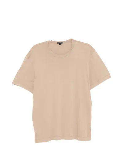 James Perse Crew Neck T-shirt In Neutral