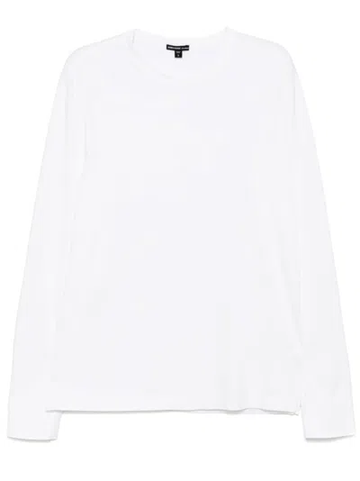 James Perse T-shirt Mit Rundem Ausschnitt In Weiss