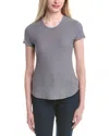 James Perse Crew Shirt In Gray