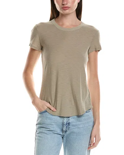 James Perse Crew Shirt In Gray