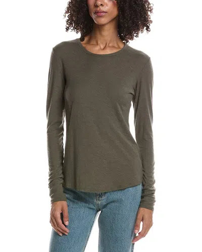 James Perse Crew Shirt In Neutral