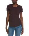 James Perse Crew Shirt In Red