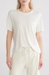 James Perse Crewneck Pocket T-shirt In Canvas