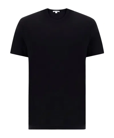 James Perse Crewneck Short-sleeved T-shirt In Black