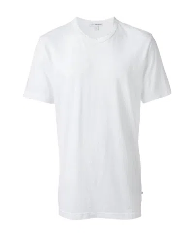 James Perse Crewneck Short-sleeved T-shirt In White