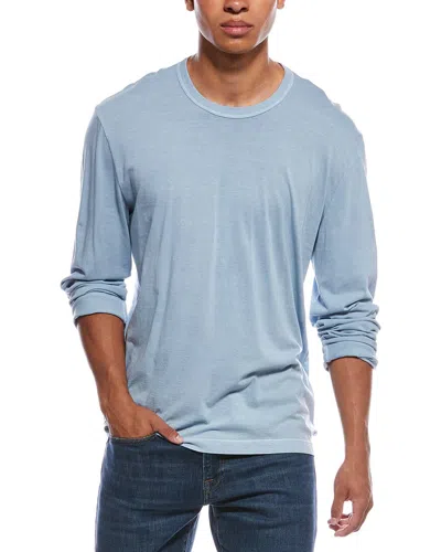 James Perse Crewneck T-shirt In Blue