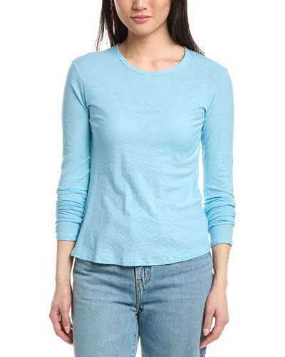 James Perse Crewneck T-shirt In Blue