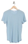 James Perse Crewneck Tee In Azure