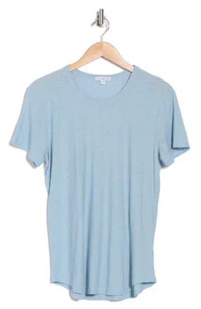 James Perse Crewneck Tee In Azure