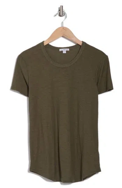 James Perse Crewneck Tee In Trooper