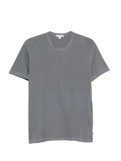 James Perse Crew-neck T-shirt In Gray