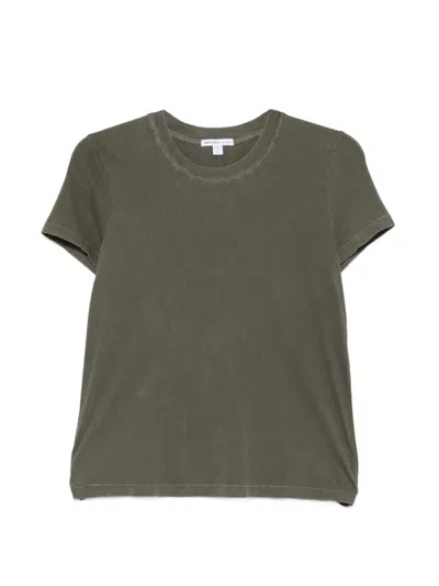 James Perse Crew-neck T-shirt In Green