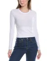 James Perse Cropped Sport T-shirt In White