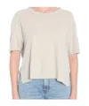 James Perse Cropped Crewneck T-shirt