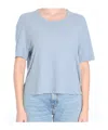James Perse Cropped T-shirt In Blue