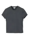 James Perse Cropped T-shirt In Gray