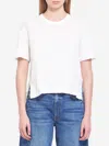 James Perse Cropped T-shirt In White