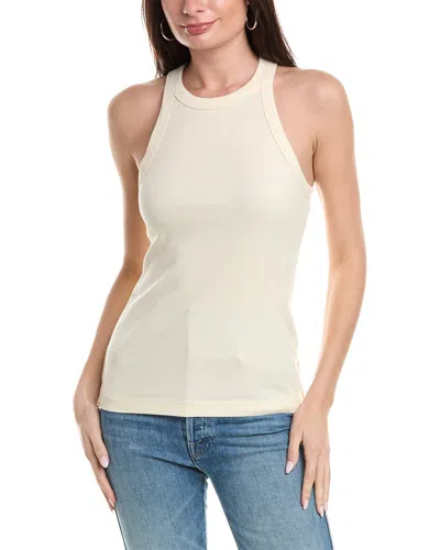 James Perse Cut Away Tank In White