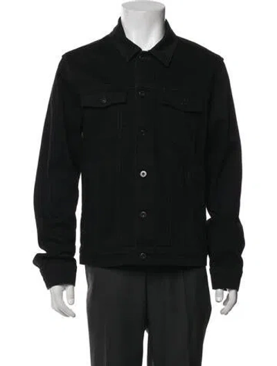 Pre-owned James Perse Denim Jacket In Black