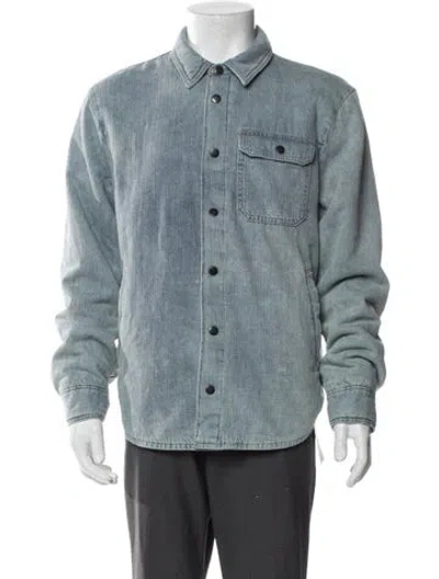 Pre-owned James Perse Denim Jacket In Blue