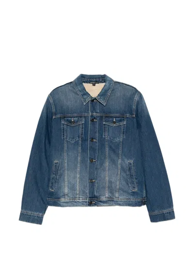 James Perse Denim Jacket In Blue