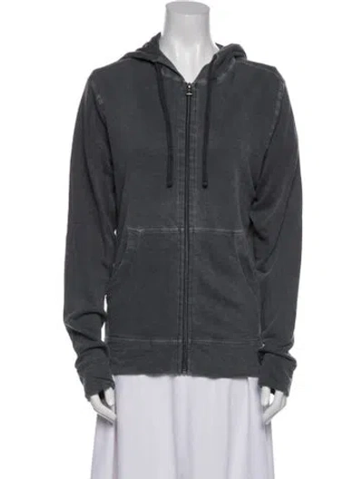 Pre-owned James Perse Denim Jacket In Gray