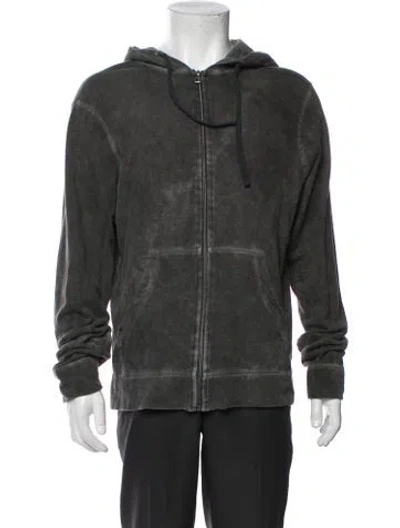 Pre-owned James Perse Denim Jacket In Grey