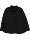James Perse Jacke Mit Rautensteppung In Schwarz