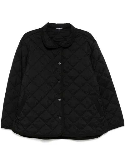 James Perse Jacke Mit Rautensteppung In Schwarz