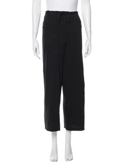 Pre-owned James Perse Distressed Accents Sweatpants In Black