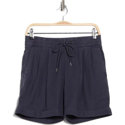 James Perse Double Pleat Walking Shorts In Titan Pigment
