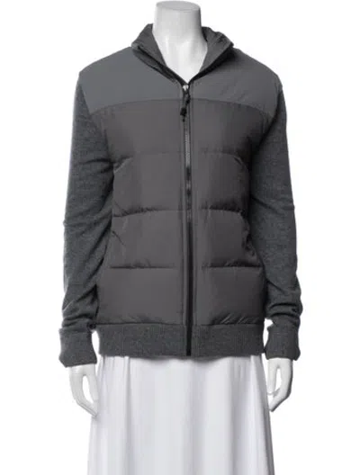 Pre-owned James Perse Down Jacket In Grey