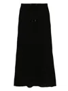 James Perse Drawstring Skirt In Black