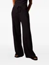 James Perse Drawstring Track Pants In Black