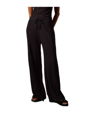 James Perse Drawstring Track Pants In Black