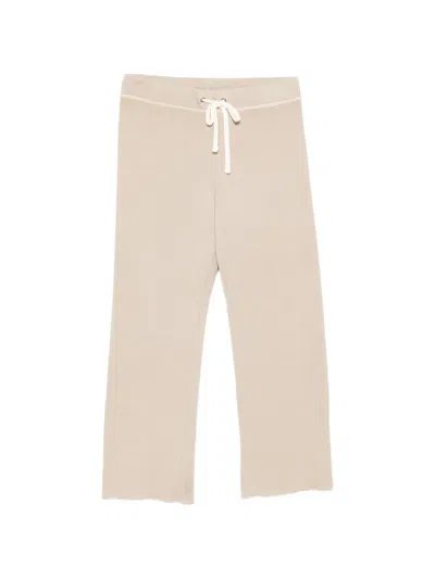James Perse Drawstring Track Pants In Neutral