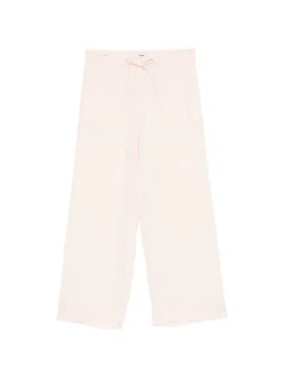 James Perse Drawstring Trousers In Pink