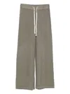 James Perse Drawstring Wide-leg Trousers In Gray