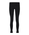 James Perse Elastic Waist Leggings In Black