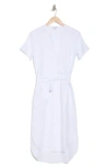 James Perse Elongated Tie Waist Shirtdress