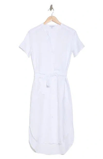 James Perse Elongated Tie Waist Shirtdress