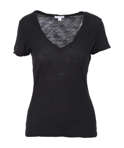 JAMES PERSE FLAMÉ EFFECT T-SHIRT