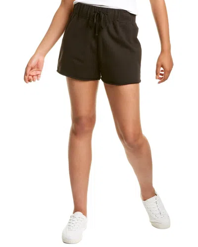 James Perse Fleece Sweat Short In Black