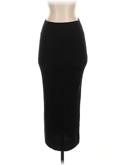 Pre-owned James Perse Formal Skirt In Black