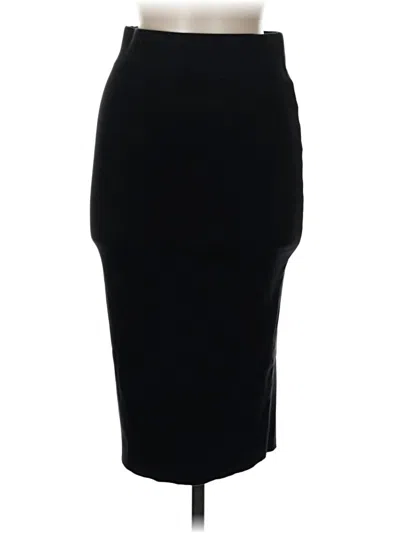 Pre-owned James Perse Formal Skirt In Black