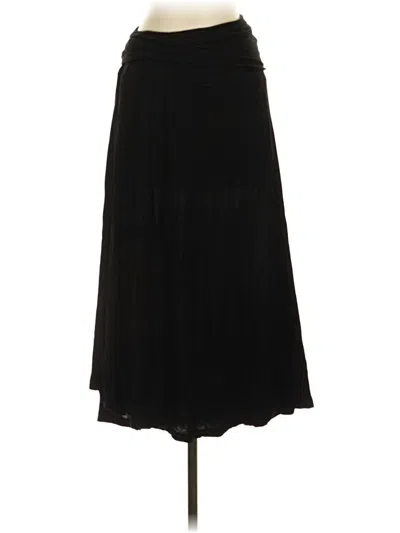 Pre-owned James Perse Formal Skirt In Black
