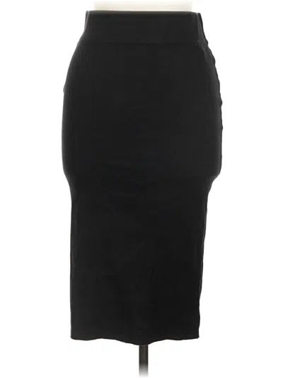 Pre-owned James Perse Formal Skirt In Black