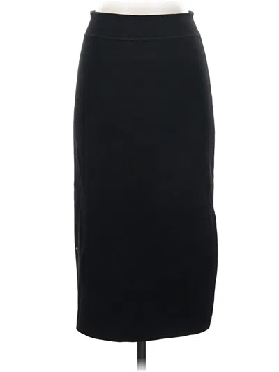 Pre-owned James Perse Formal Skirt In Black